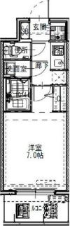 S-RESIDENCEドーム前千代崎の間取り画像