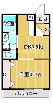 三福ロイヤルマンションの間取り画像