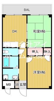 M’プラザ城東参番館の間取り画像