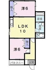 サニーコートNの間取り画像