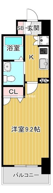 ルクレ京橋の間取り画像