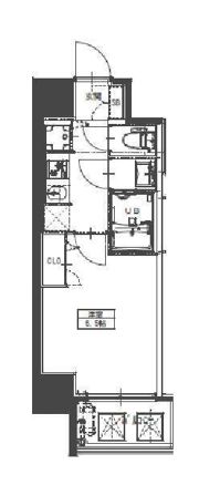 S-RESIDENCE都島Elegantの間取り画像