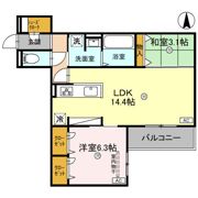 Clashist南住吉の間取り画像