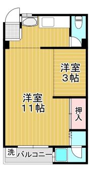 嶋川マンションの間取り画像