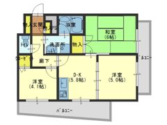 第一玉造マンションの間取り画像