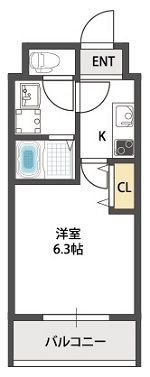 ドゥエリング千林の間取り画像