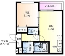 フジパレス我孫子西II番館の間取り画像