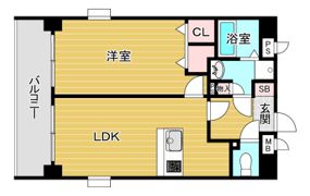 リーガル西天満の間取り画像