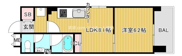 コンソラーレ東野田の間取り画像