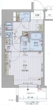 レジュールアッシュ梅田AXIAの間取り画像