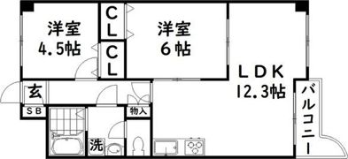 グリーンパーク鶴見の間取り画像