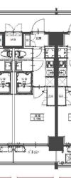 S-RESIDENCE都島Elegantの間取り画像