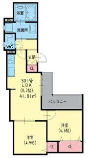 ラモーナ大今里の間取り画像