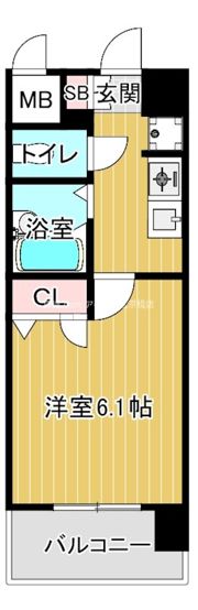 エスリード京橋ステーションプラザの間取り画像