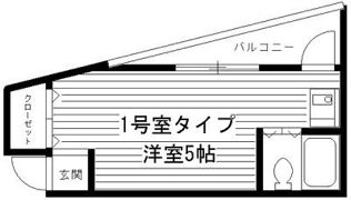 セントラル北田辺の間取り画像