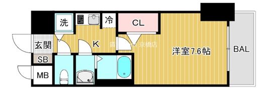 S-RESIDENCE野江の間取り画像