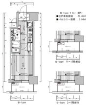 プレサンス梅田東ベータの間取り画像