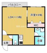 シャルマン京橋の間取り画像