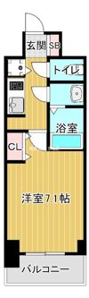 S-RESIDENCE都島の間取り画像