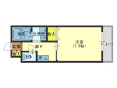 ラシーヌ玉造の間取り画像