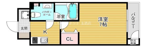 ワールドアイ大阪城EASTアドバンスの間取り画像