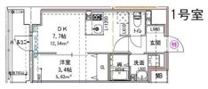 大阪難波Noahの間取り画像