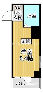 パークサイド上本町駅前の間取り画像