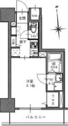 S-RESIDENCE南堀江の間取り画像