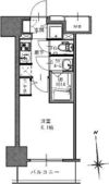 S-RESIDENCE南堀江の間取り画像