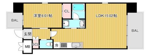 プレジオ今福鶴見の間取り画像