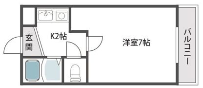 プレアール御幸町の間取り画像