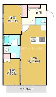 オーベル今里northの間取り画像