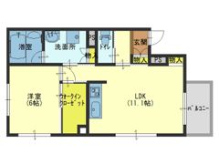 CAST緑橋の間取り画像