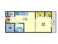 フジパレス谷町B棟の間取り画像