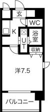 アスヴェル南森町の間取り画像