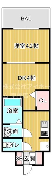 ビガーポリス346京橋IIの間取り画像