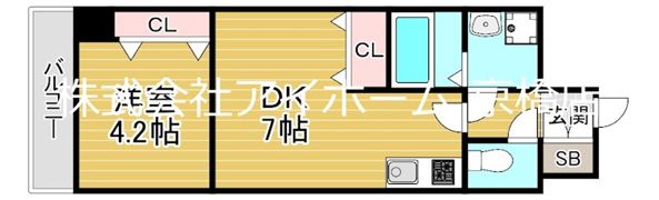 RPレジデンス都島の間取り画像