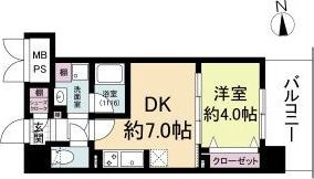 TOP COURT都島の間取り画像