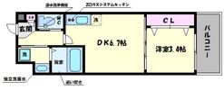 NU KITATANABEの間取り画像