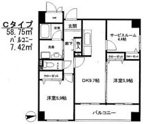 パレプランドールの間取り画像