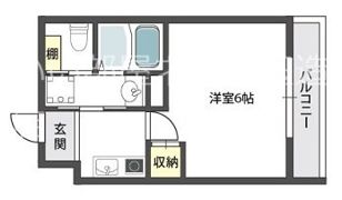 グランパシフィック寺田町東の間取り画像