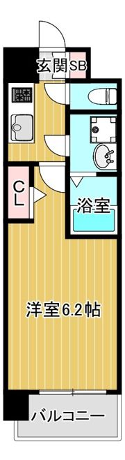 S-RESIDENCE城東SEVERの間取り画像