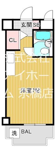 シャトー辰巳の間取り画像