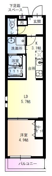 フジパレス城北公園通III番館の間取り画像