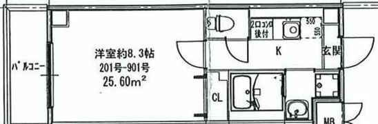 Cion NISHIKUJYOの間取り画像