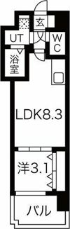 ミラージュパレス都島本通の間取り画像