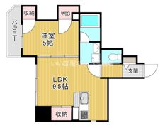 LaCASA上汐の間取り画像