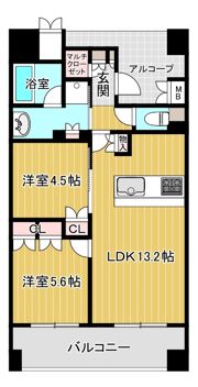 エルグレース南森町の間取り画像