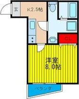 ロイヤルハイツ今市の間取り画像