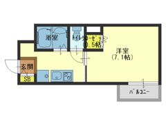 U-ro玉造の間取り画像